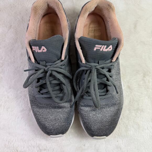 FILA Memory Primeforcer Gray/Pink Sneakers Women’s Size 11 - Picture 8 of 10